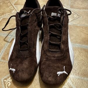 Puma Speedcat Suede Low - Chocolate Brown/White (Size 10)